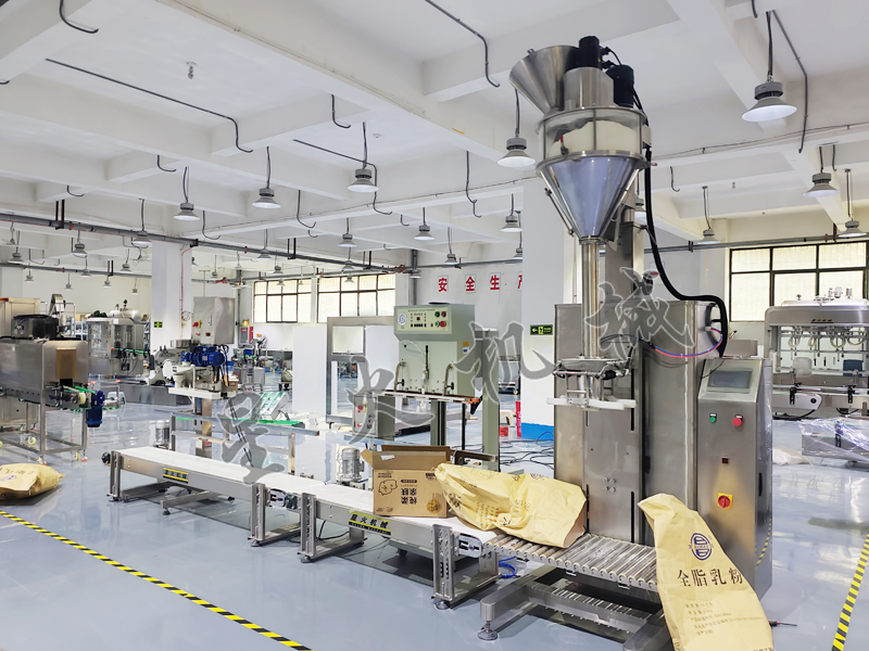 25公斤全脂奶粉包裝機 粉劑包裝機自動化生產線生產廠家