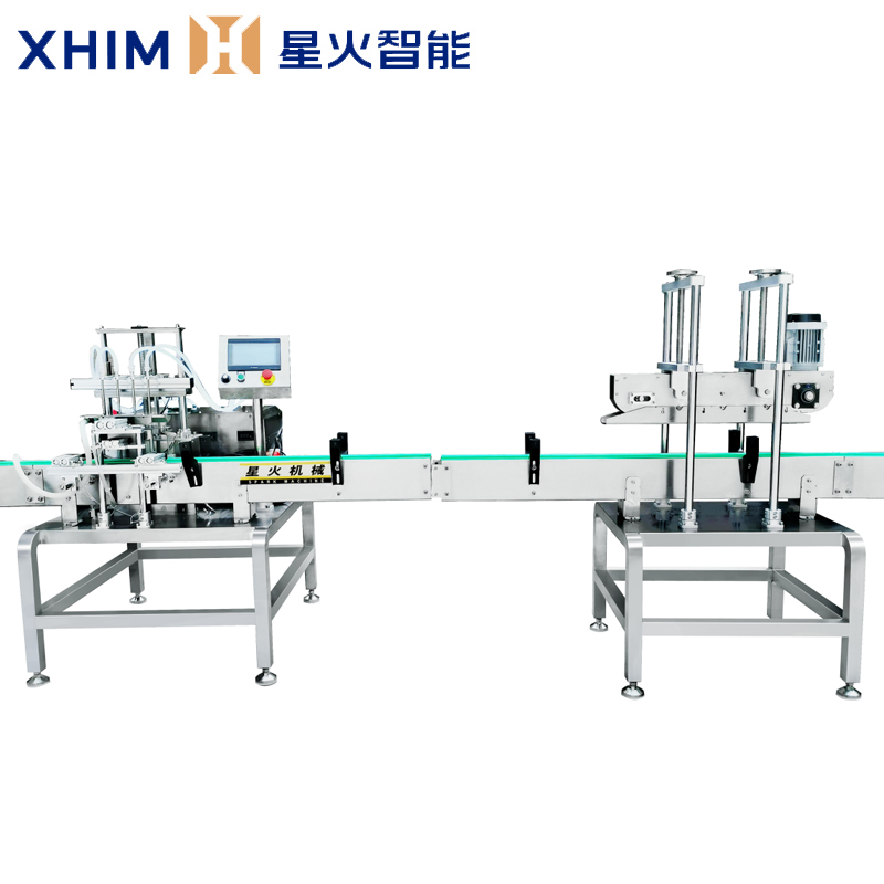 自動液體灌裝壓蓋機-南京液體灌裝設備