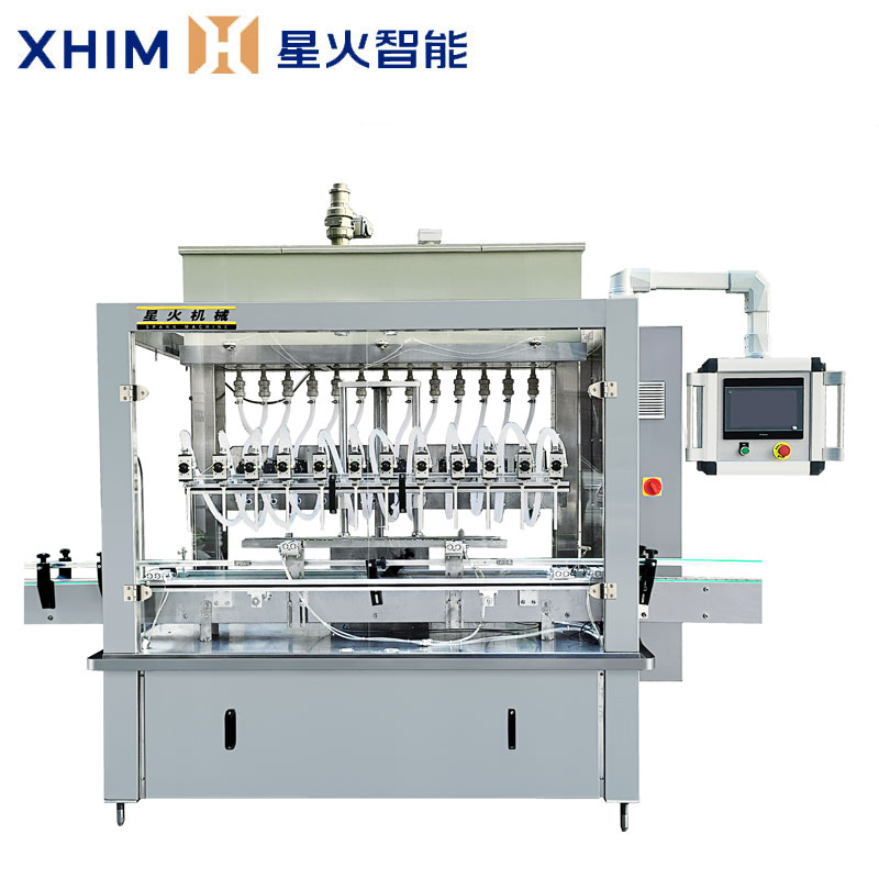 12頭防腐蝕液體灌裝機-消毒液自動灌